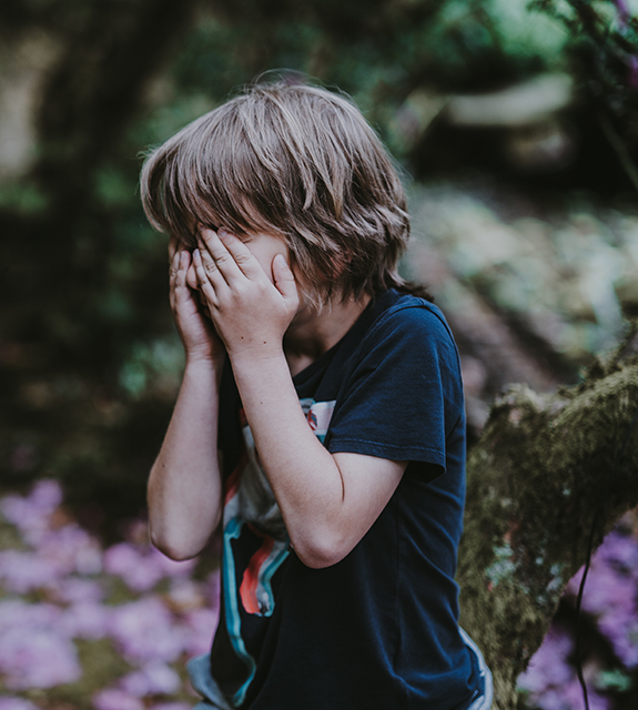 autistic child with sleep problems upset