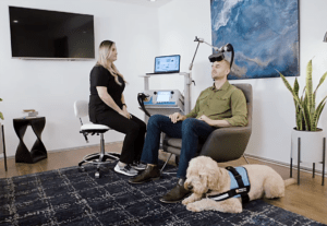 TMS treatment with military veteran